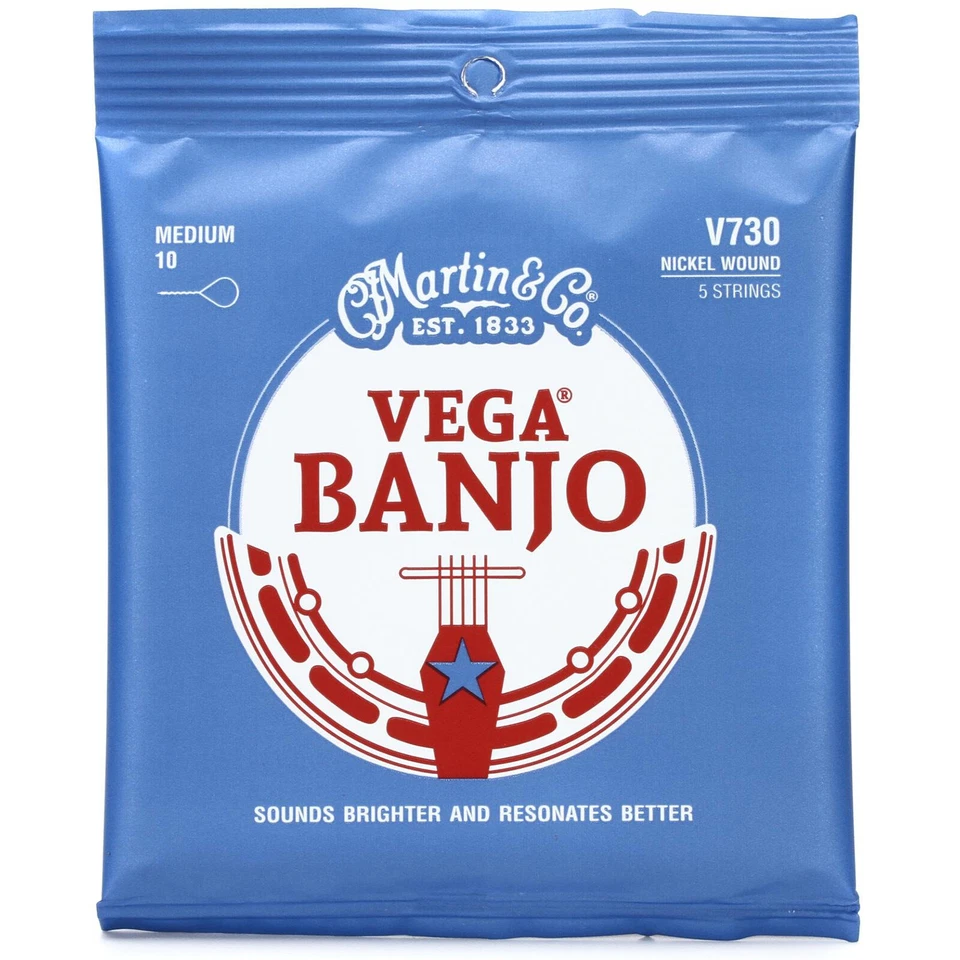 Martin V730 Vega Banjo Strings, Medium - Image 1 of 1