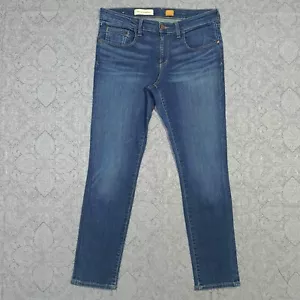 Pilcro Jeans Womens No31 (Anthropologie) The Stet Slim Ankle Mid Rise Whiskering - Picture 1 of 20