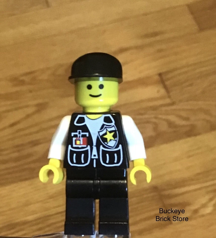 LEGO Clásico De Colección City Town Policía Oficial Policía Estatal Sheriff Foto 1 de 1