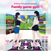 LED light dynamic Dancing Dance Mat Double Players TV ...