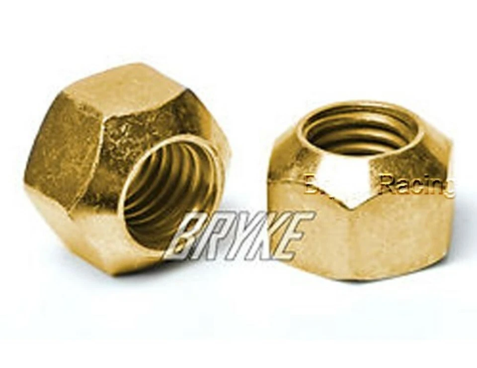 Paquete de 10 tuercas de acero 7/16 1" zócalo rueda de carreras de una cara IMCA USMTS 7/16" Foto 1 de 1