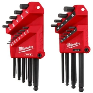 Milwaukee Tool 48-22-2187 22-Key Ball End L-Key Set - Sae/Metric New - Picture 1 of 7