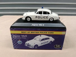 Atlas Editions Best of British Police Cars Mk2 Jaguar Bedfordshire Police 1:43 - Picture 1 of 7