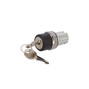 3SU1050-4BF11-0AA0 Schalter: Drehschalter mit Schlüssel Stab.Pos: 2 22mm silber - Picture 1 of 1