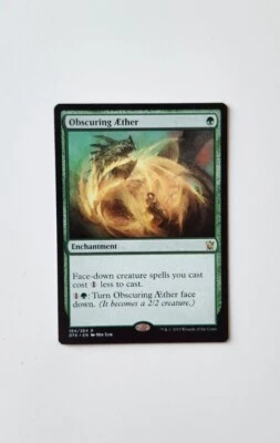 MTG Obscuring Aether / Dragons of Tarkir / Rare NM Condition 194/264 - Image 1 of 2