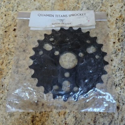 Nuevo de Lote Antiguo Quamen Titans 24T Piñón Mid School BMX Flatland CamAcura Graveyard Foto 1 de 4