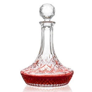 KANARS Wine Decanter Carafe 1250ml/42oz Red Wine Pitcher Liquor Decanter - Bild 1 von 7