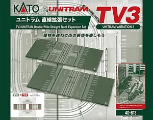 Kato 40-813 TV3 Unitram Straight Track Expansion Set N Scale - Picture 1 of 2