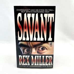 Savant by Rex Miller, 1994 1st Edition/Print Pocket Books Paperback Vtg Horror - Bild 1 von 9