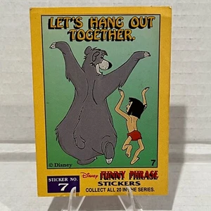 Classic Disney Movies 1990's Dynamic Funny Phrases Sticker Let's Hang Out - Bild 1 von 2