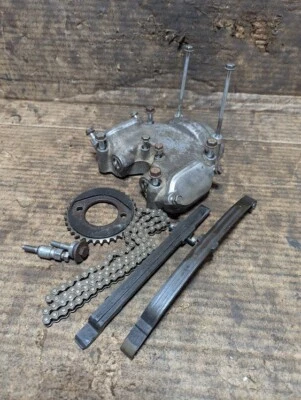 Honda XL250 XL 250 1972 caja basculante cubierta de válvula cadena de distribución piñón Foto 1 de 4