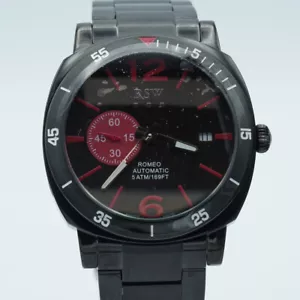Rsw Romeo Automatic Men's Watch 44Mm Steel Rare Beautiful Papers - Picture 1 of 11