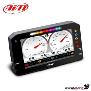 AIM MXP Strada display TFT 6" dashboard logger road icons and CAN (ECU) cable - Picture 1 of 5