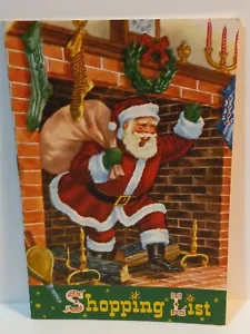 Vtg 60's Bank Of Milton West Virginia Christmas Shopping List Booklet Santa - Picture 1 of 5