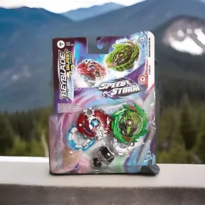 BEYBLADE.. BURST SURGE.. TYROS T6 VS ORIGIN ACHILLES A6.. HASBRO.. SPEED STORM - Bild 1 von 3