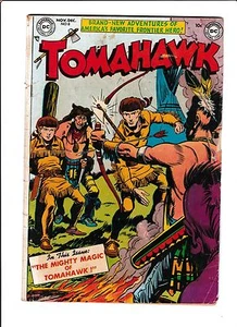 TOMAHAWK #8  [1951 VG+]  "THE MIGHTY MAGIC OF TOMAHAWK!" - Picture 1 of 2