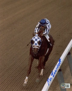 RON TURCOTTE SIGNED AUTOGRAPHED 8x10 PHOTO SECRETARIAT JOCKEY LEGEND BECKETT BAS - Picture 1 of 2