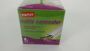 (Nuovo) Staples Correttore per cavi Bianco 8 piedi #623569 - Foto 1 di 6