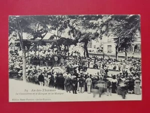 CPA 09 AX les THERMES - Le Couloubret et le Kiosque de la Musique - Imagen 1 de 2