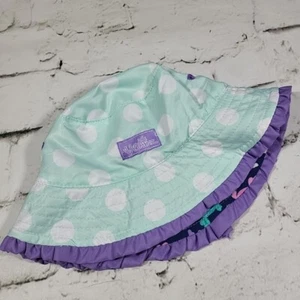 UV Skinz Bucket Hat Girls Purple Teal Sz 2T - Picture 1 of 7