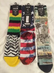 Stance Transporter Crew 3 Socks size Large - Picture 1 of 1
