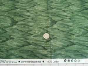 Weihnachten Tee mit Santa grün Urlaub Stoff Northcott 1/2 Yard  - Bild 1 von 1