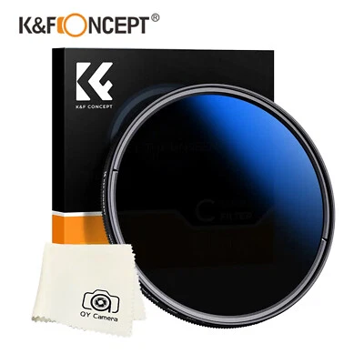 K&F Concept Lens Filter ND2 ND400 variable ND 55 58 62 67 72 77 82mm C Series - Image 1 of 4