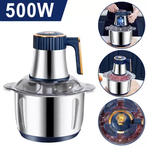 5L Electric Meat Grinder Blender Food Vegetable Processor Chopper Mincer Home AU - Picture 1 of 12