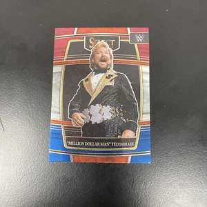 2022 WWE Select Million Dollar Man Red & Blue Silver Prizm Ted DiBiase Concourse - Picture 1 of 2