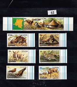 CX ZAIRE 1984 - MNH - ANIMALS - LIONS - BIRDS