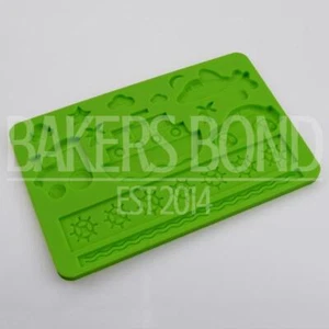 Kinder Geburtstag Kuchen Multi Matte Silikon Form Dekoration Sugarcraft Fondant - Bild 1 von 1