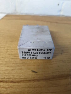 BMW Serie 3 E36 Modulo unità di controllo lavaggio tergicristallo 8366381 WI-WA LOW II - Foto 1 di 2