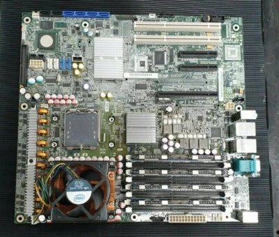 INTEL S5000XVN/XSL D25028-803 CPU-S5000SL(A) MOTHERBOARD W/ CPU + RAM  (IN32S3B3 - Image 1 of 4