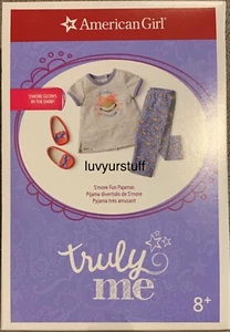 American Girl Puppe S’more S’mores Fun Pyjama Set ~ Mokassins Hausschuhe - Bild 1 von 2