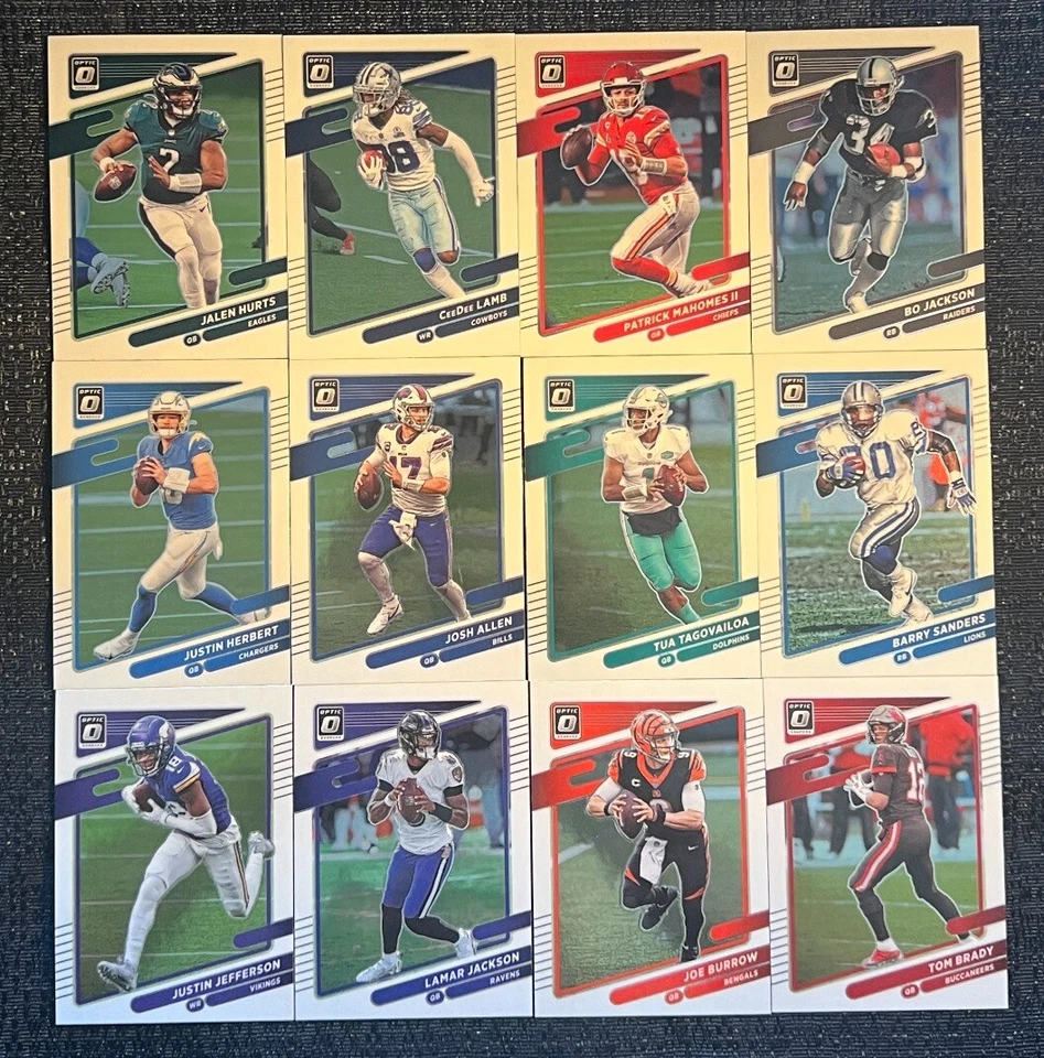 2021 Panini Donruss Optic BASE Complete Your Set You Pick Football Card #1-200 - Image 1 of 1