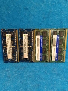 (4) 2GB PC3-10600S DDR3-1333MHz So-Dimm Laptop Memory - Picture 1 of 5