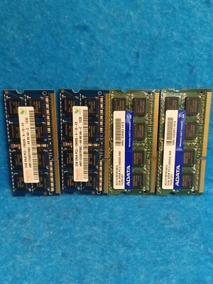 (4) 2GB PC3-10600S DDR3-1333MHz So-Dimm Laptop Memory - Image 1 of 4