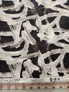 BTHY Free Spirit GLYPHS by e bond PWEB015 Lorraine BLACK & WHITE Lovely Feel - Picture 1 of 8