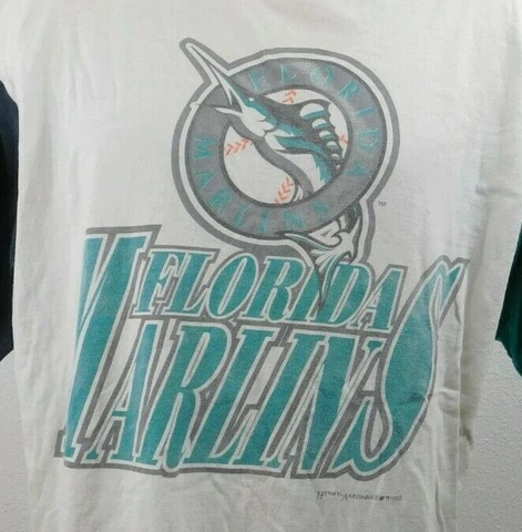 Florida Marlins 1993 Vintage T Shirt XL Big Print MLB Baseball Cover