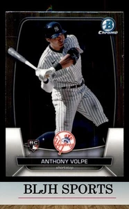2023 Bowman Chrome #11 Anthony Volpe New York Yankees RC (1I3) - Picture 1 of 2