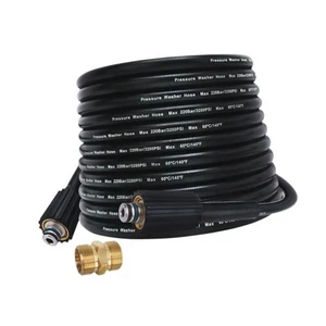 High Pressure Washer Hose 16.4ft Braided Replaces Kink Resistant Connector for - Picture 1 of 7