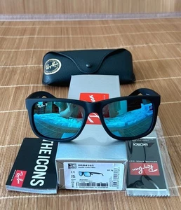 Gafas de sol azul Ray-Ban RB4165 Justin Classic para hombre TRY-752 - Imagen 1 de 12
