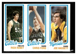 1980-81 Topps #37 / 40 / 66 Rick Robey / Chris Ford / Joe Hassett - Picture 1 of 2