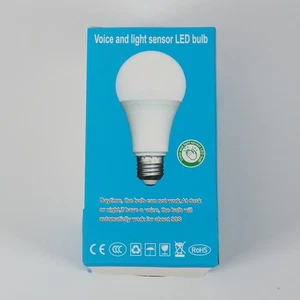 15W LED Bulb E27 Microwave Radar Sensor Daylight White Dusk to Dawn Auto - Picture 1 of 6