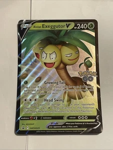 Alolan Exeggutor V SWSH225 Pokemon Black Star Promo Jumbo - Picture 1 of 3