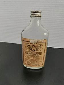 Borraccia vintage Woodward's Gripe medicina del bambino 6/ 1978 - Foto 1 di 8