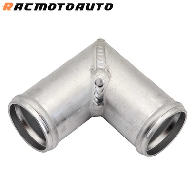 1-1/2" 38mm OD Aluminum Radiator Coolant Hose Pipe 90 Degree Fitting Connector - Image 1 of 4