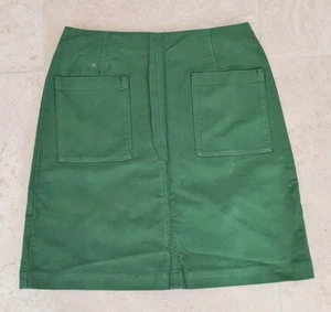 Boden Mujer Algodón una Mini Falda Verde Talla UK 10R Excelente Estado S3 - Imagen 1 de 5