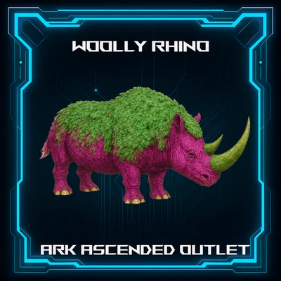 Woolly Rhino-Colors-Ark Survival Ascended-ASA-PvE-Official-Dino-PC/PS5/XBOX NEW! - Image 1 of 3