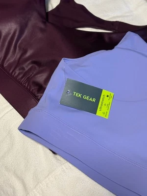 Tek Gear лот из 2 различных бюстгальтеров Sports досягаемости размер XXL впитывающий новый с ярлыками - Изображение 1 из 4